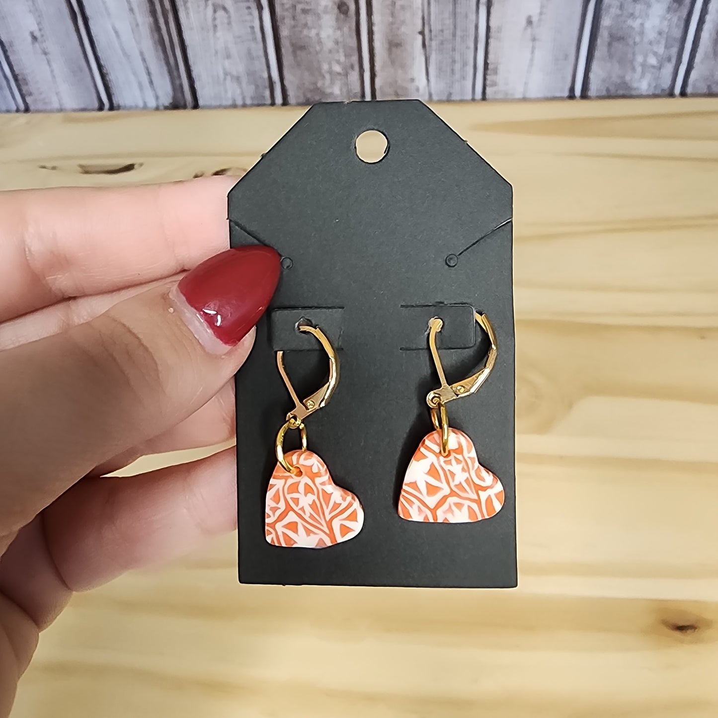 Orange Citrus Stitch Markers