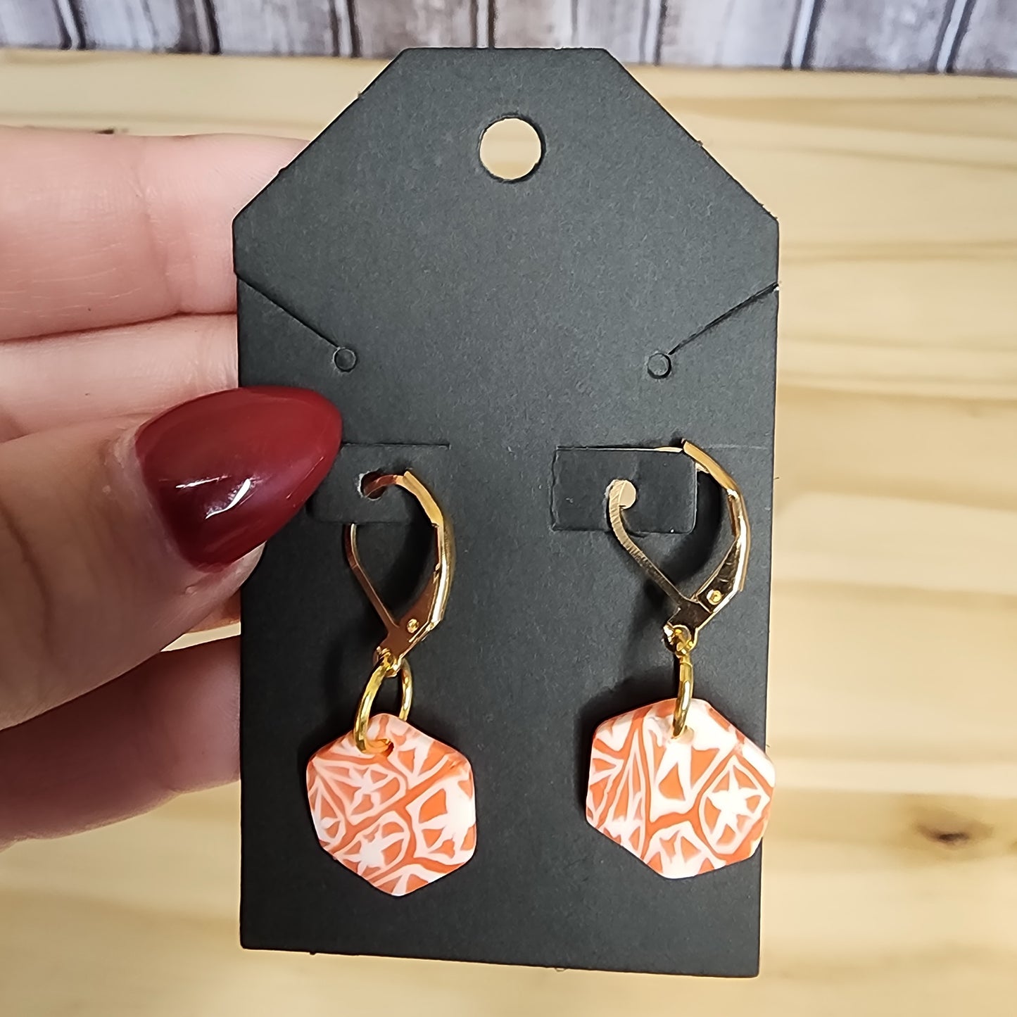 Orange Citrus Stitch Markers