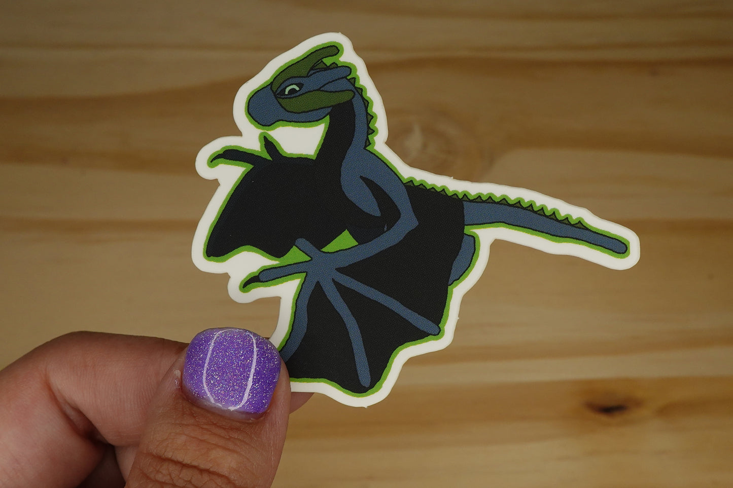 Teal Wyvern Sticker