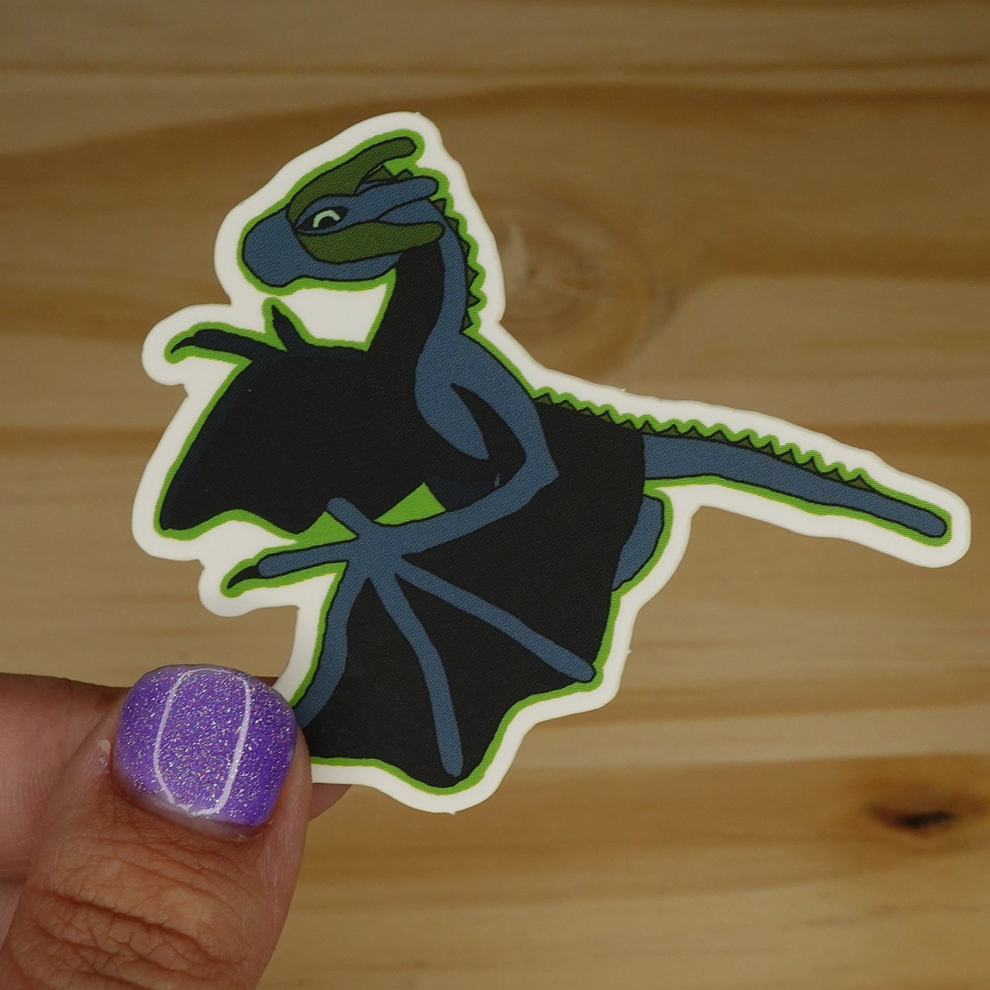 Teal Wyvern Sticker