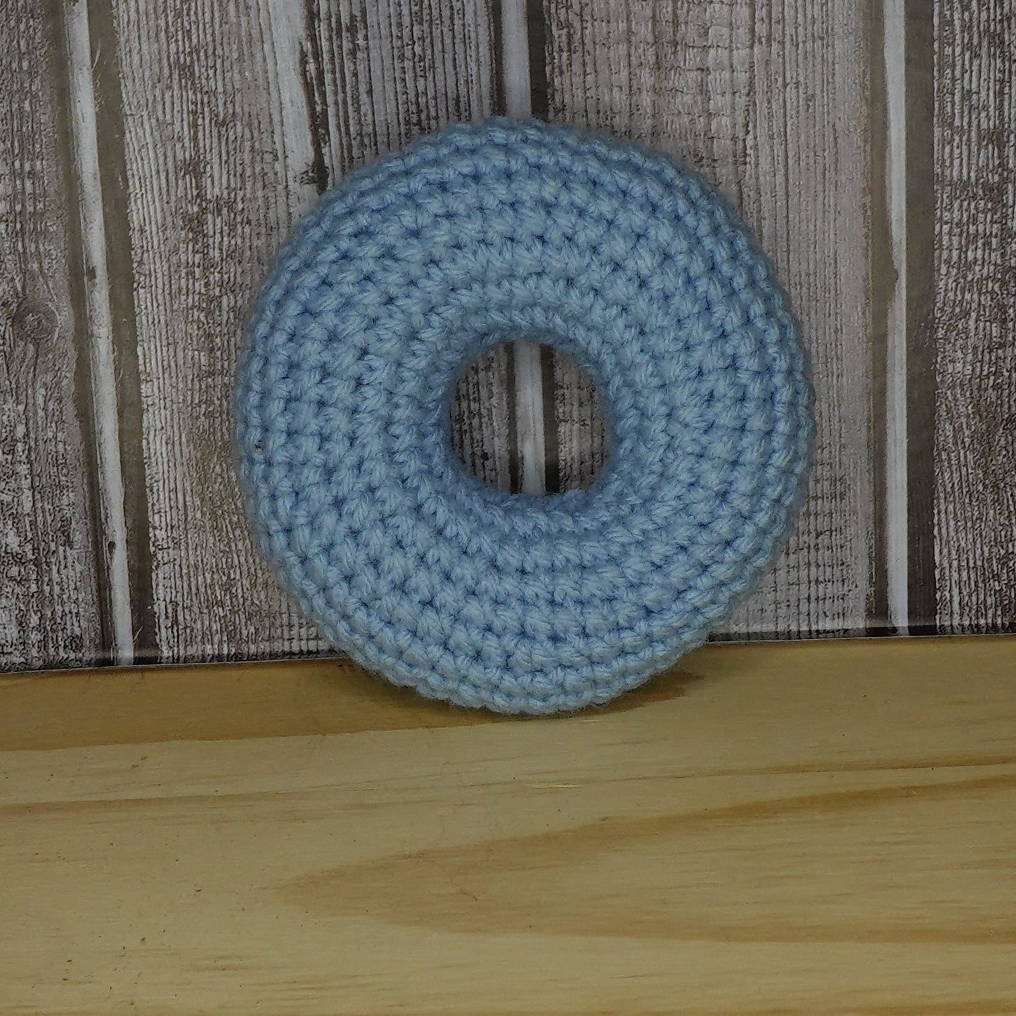 Blue Donut Rattle