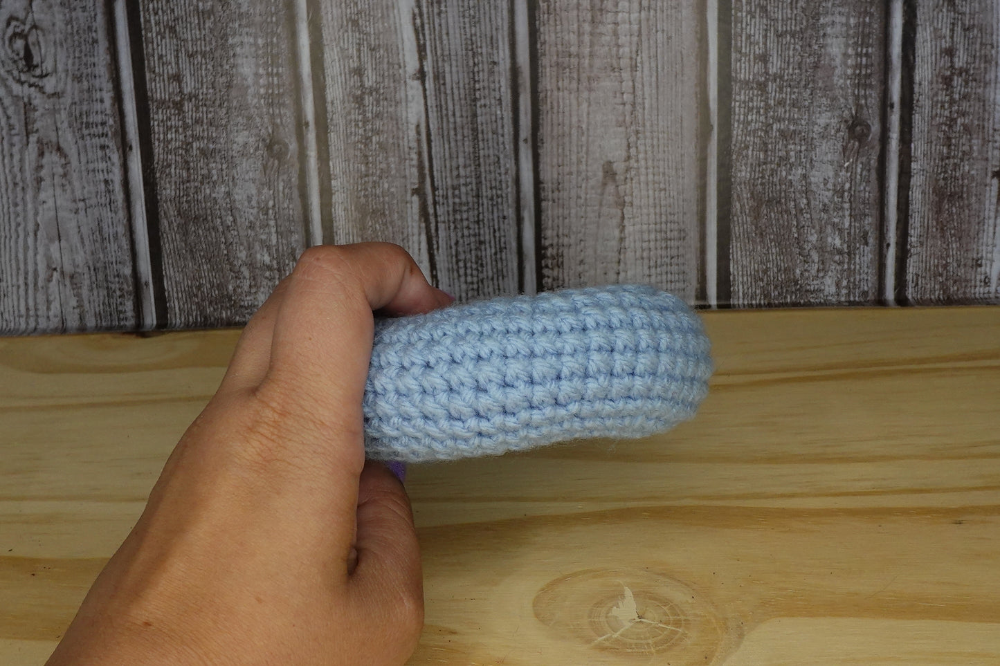 Blue Donut Rattle